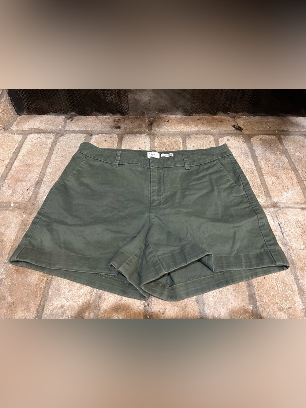 a new day Olive Green Women's Bermuda Shorts EUC
